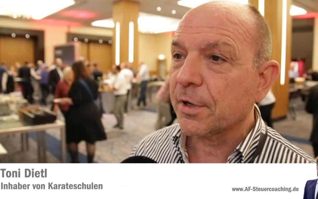 Karateschulen-Inhaber über Experten Wissen für Selbstständige: Next Level Steuercoaching Erfahrungen