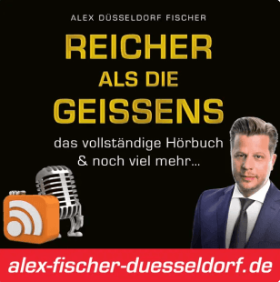 Das Hörbuch „Reicher als die Geissens“ von Alex Düsseldorf Fischer bietet die gesamte Erfolgsgeschichte und wertvolle Strategien für den Vermögensaufbau. Enthalten sind die 43 Gesetze des Erfolgs, die zeigen, wie Sie ohne Eigenkapital zur finanziellen Freiheit gelangen können. Ideal für angehende Investoren und Unternehmer.