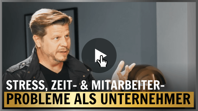 Video von Alex Düsseldorf Fischer: Stress-, Zeit- und Mitarbeiterprobleme als Unternehmer bewältigen. Tipps für bessere Produktivität und weniger Stress im Business.