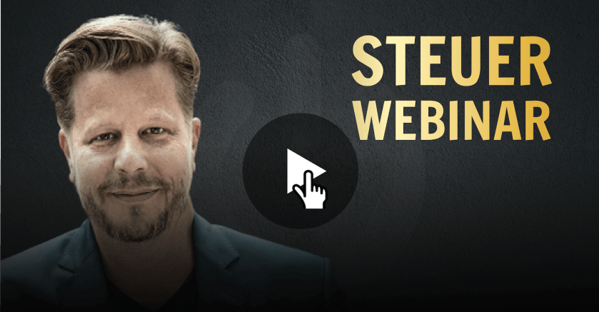 Steuer-Webinar mit Alex Düsseldorf Fischer – Steueroptimierung und Finanzplanung für Unternehmer. Jetzt anmelden und Steuerlast reduzieren.